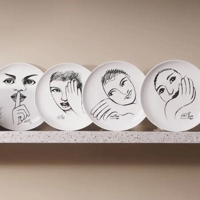 Carrol Boyes Sketchbook Mix SIDE PLATE SET OF 4