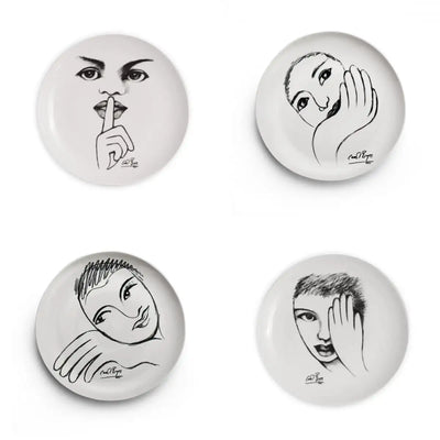 Carrol Boyes Sketchbook Mix SIDE PLATE SET OF 4